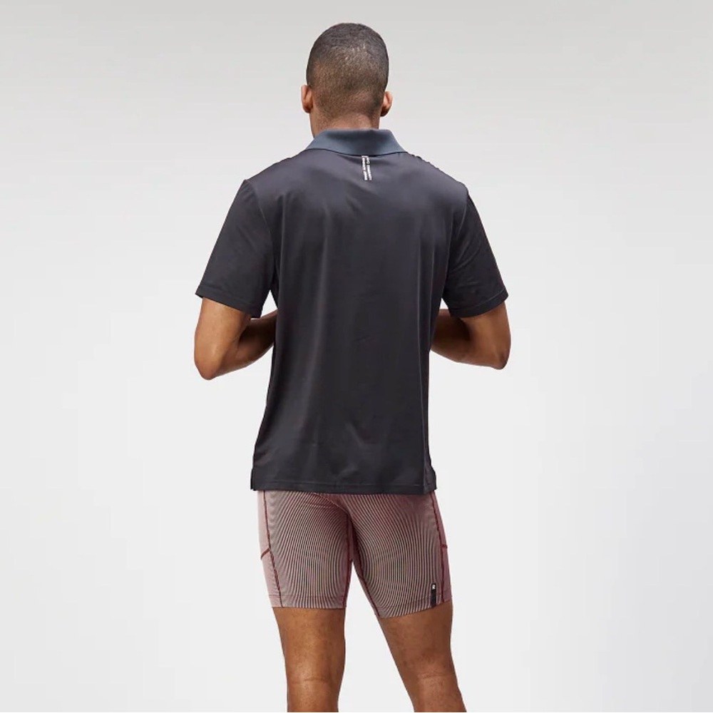 Bandit Running NanoMesh™ Collared Performance Tee - Black - Medium - Picture 7 of 9